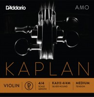 Strings DAddario Kaplan Amo Violin D String 4/4 Medium 