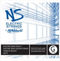 Strings DAddario NS Electric Bass Guitar/Cello G String 4/4 Medium 