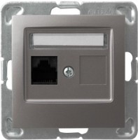 Photos - Socket Ospel Impresja GPK-1Y/K/m/23 gray