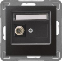 Photos - Socket Ospel Impresja GPA-1YF/m/50 graphite