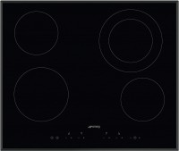 Photos - Hob Smeg SE364ETB black