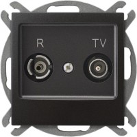 Photos - Socket Ospel Impresja GPA-YK/m/50 graphite