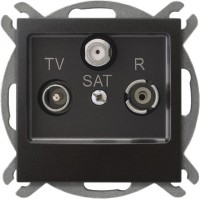 Photos - Socket Ospel Impresja GPA-YS/m/50 graphite