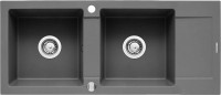 Photos - Kitchen Sink Pyramis Mido 116x50 2B 1D 070090501 1160x500