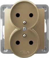 Socket Ospel Impresja GP-2YRZ/m/28 golden