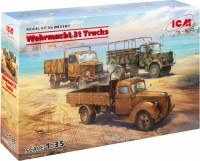 Photos - Model Building Kit ICM Wehrmacht 3t Trucks (1:35) 