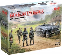 Model Building Kit ICM Sd.Kfz.251/1 Ausf.A with German Infantry (1:35) 