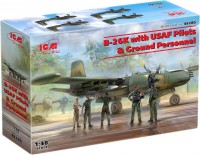 Photos - Model Building Kit ICM B-26K with USAF Pilots and Ground Personnel (1:48) 