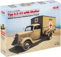 Photos - Model Building Kit ICM Typ 2.5-32 with Shelter (1:35) 