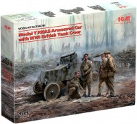 Model Building Kit ICM Model T RNAS with WWI British Tank Crew (1:35) 