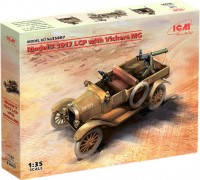 Model Building Kit ICM Model T 1917 LCP with Vickers MG (1:35) 