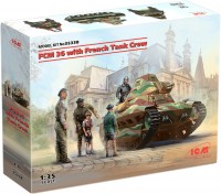 Photos - Model Building Kit ICM FCM 36 with French Tank Crew (1:35) 