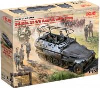 Model Building Kit ICM Sd.Kfz.251/6 Ausf.A with Crew (1:35) 