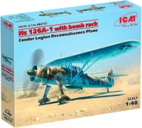 Model Building Kit ICM Hs 126A-1 with Bomb Rack (1:48) 