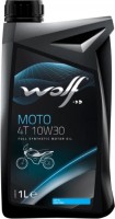 Photos - Engine Oil WOLF Moto 4T 10W-30 1 L