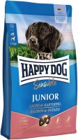 Photos - Dog Food Happy Dog Sensitive Junior Salmon 1 kg 