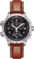 Wrist Watch Hamilton Khaki Aviation X-Wind GMT Chrono Quartz H77912535 