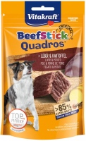 Photos - Dog Food Vitakraft Beef Stick Quadros with Liver/Potato 70 g 