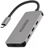 Card Reader / USB Hub Sitecom USB-C Hub 4 Port CN-386 