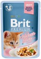 Photos - Cat Food Brit Premium Kitten Chicken Gravy Pouch 85 g 