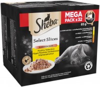 Cat Food Sheba Select Slices Poultry Selection in Gravy 32 pcs 