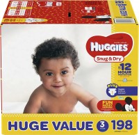 Photos - Nappies Huggies Snug and Dry 3 / 198 pcs 