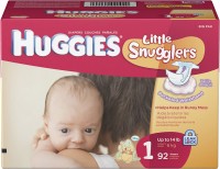 Photos - Nappies Huggies Little Snugglers 1 / 92 pcs 