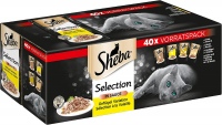 Photos - Cat Food Sheba Select Slices Poultry Selection in Gravy  40 pcs