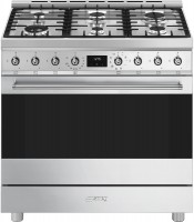 Photos - Cooker Smeg Classica C9GMX2 stainless steel