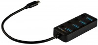 Photos - Card Reader / USB Hub Startech.com HB30C4AIB 