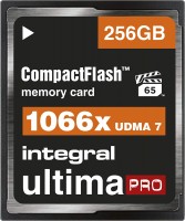 Memory Card Integral UltimaPro CompactFlash Card 1066x VPG-65 256 GB