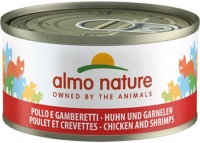 Cat Food Almo Nature Adult Classic Chicken/Shrimps  70 g 6 pcs