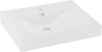 Bathroom Sink VidaXL Basin with Faucet Hole Ceramic 147020 600 mm