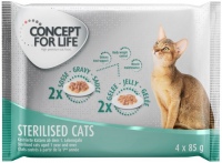 Cat Food Concept for Life Sterilised Mixed Trial Pack 4 pcs 