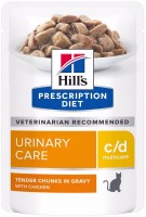 Cat Food Hills PD c/d Multicare Urinary Care Chicken Pouch 12 pcs 