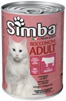 Photos - Cat Food Simba Adult Can Beef 415 g 