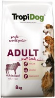 Photos - Dog Food Tropidog Adult Small Breed Beef 8 kg 