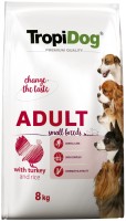 Photos - Dog Food Tropidog Adult Small with Turkey 8 kg 