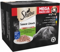 Cat Food Sheba Sauce Lover Mixed Collection  32 pcs