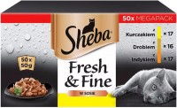 Cat Food Sheba Fresh/Fine Poultry Collection in Gravy  50 pcs