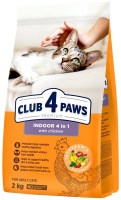 Photos - Cat Food Club 4 Paws Indoor 4 in 1  2 kg