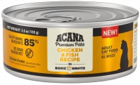 Photos - Cat Food ACANA Adult Pate Chicken/Fish 155 g 