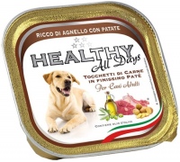 Photos - Dog Food HEALTHY Adult Pate Lamb/Potatoes 150 g 1