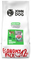 Photos - Dog Food John Dog Adult S Pork/Beef 12 kg 