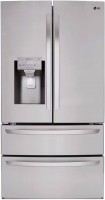 Photos - Fridge LG LMXS28626S stainless steel