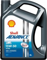 Photos - Engine Oil Shell Advance 4T Ultra 15W-50 4 L