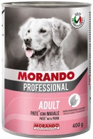 Photos - Dog Food Morando Professional Adult Dog Pate with Pork 400 g 1