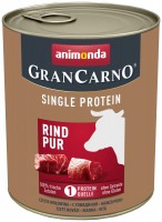 Photos - Dog Food Animonda GranCarno Single Protein Beef 800 g 1