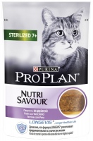 Photos - Cat Food Pro Plan Nutri Savour Sterilised 7+ Turkey in Pate 85 g 
