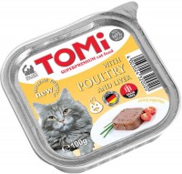 Photos - Cat Food TOMi Bowl Adult Poultry/Liver 100 g 